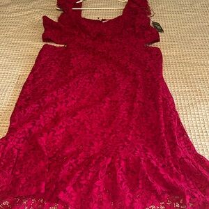 Express ruffle dress